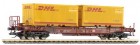 15563 Tillig Container wagon loaded with two containers "DHL"